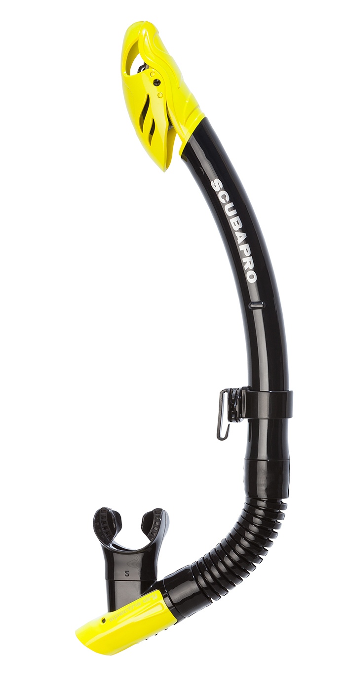 Scubapro Spectra Dry Schnorchel (Schwarz/Gelb)
