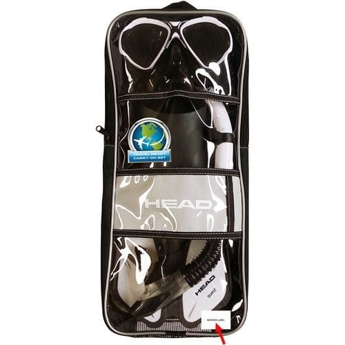Mares Quest Travel Schnorchel Set verpackt